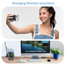 10000mAh Portable Charger Wireless Magnetic Power Bank with Built in Cables Magsafe Battery Pack with Stand 15W Fast Charging for iPhone 15/14/13/12/Pro/Mini/Pro Max (Black)Travel Essentials