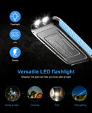 49800mAh Solar Power Bank Portable Charger with Wireless Charger for Apple Watch,iPhone,Fast Charging Travel Battery Pack with Camping Flashlight,Compatible with All Mobile Phones(Blue)