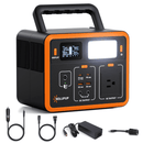 300W Portable Power Station, 90000mAh LiFePO4 Power Station w/ 8 Outlets, Outdoor Solar Generator for Camping, RV, Home Backup, Emergency Power w/ LED Light
