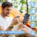 Annero 30000mAh Solar Charger with Dual USB/LED Flashlight/Compass