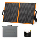 SOLPOWBEN 100W Portable Solar Panel, 24% High-Efficiency Foldable Solar Charger for Power Station Generator, Phones, IP65 Waterproof for Camping RV Off-Grid Emergency
