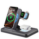 SOLPOWBEN Wireless Charger, 18W Fast iPhone Charging Station Compatible for iPhone 17/16/15/14/13/12/11/Pro Max/Plus, 3 in 1 Wireless Charger Stand for iWatch SE 11/10/9/8/7/6/5/4, Airpods Pro 2/3/4