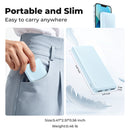 Yelomin 20000 mAh Portable Charger Power Bank Dual USB Battery Pack for iPhone, iPad, Galaxy, Android, Pixel and Tablet (Blue)