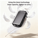 Solpowben 20000mAh Solar Power Bank Compatitble for iphone Portable Solar Power Bank with Dual 5V USB Ports 2 Flashlight Compass Battery Pack for Outdoor Camping Hiking(Black)