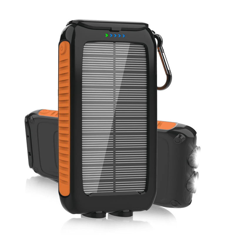 solar powerbank camping Yelomin 49800mAh Solar Power Bank Portable Charger with Dual 5V USB Po