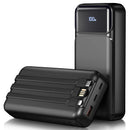 49800mAh Power Bank Portable Charger with Built in Cables,4 Outputs 3 Inputs 22.5W Fast Charger with LED Display Phone Charger Compatible with iPhone,Android-Camping,Hiking,Travel Essentials
