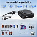 20000mAh Portable Charger Power Bank 22.5W Fast Charging,Magnetic Wireless Charger for iPhone 17/16/15/14,Portable Phone Charger for Apple Watch AirPods, 3 in 1 Battery Pack Travel Essentials(Black)