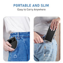 Yelomin 20000mAh Portable Charger Power Bank with Built in Cables Fast Charging Battery Pack for iPhone,iPad,Galaxy,Android,Pixel,Tablet and More-Travel Essentials(Black)