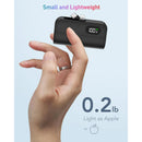 Yelomin 6000mAh Portable Charger Power Bank with LED Display Mini Fast Charger Small Battery Pack Compatible with iPhone 15/14/13/12,Samsung,Pixel,Android-Travel Essentials(Black)