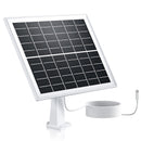 Solar Panel for Security Camera, 7W High-Efficiency Solar Cells, Camera Solar Panel Charger with IP65 Waterproof, Flexible Adjustment Bracket, 10ft Cable Compatible with DC 5V/1.5A Type-C & Micro USB