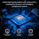 SOLPOWBEN 30000mAh Solar Power Bank Compatible for Iphone 17 Cell Phone 12W Portable Charger Power Bank for Outdoor Camping Hiking (Blue)