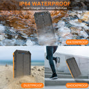 Solar-Charger-Power-Bank - YELOMIN 42800mAh Portable Charger, QC 3.0 Fast Charger 15W Three Outputs Two Inputs Built-in Dual Led Flashlights Compatible with All Mobile Devices for Camping Travel