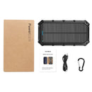Solar-Charger-Power-Bank - YELOMIN 42800mAh Portable Charger, QC 3.0 Fast Charger 15W Three Outputs Two Inputs Built-in Dual Led Flashlights Compatible with All Mobile Devices for Camping Travel