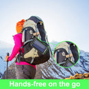 Solar Charger, 20000mAh Solar Power Bank Waterproof Portable Charger External Battery Packs with Dual 2 USB/LED Flashlights Port for All Cellphones, Tablets, and Electronic Devices