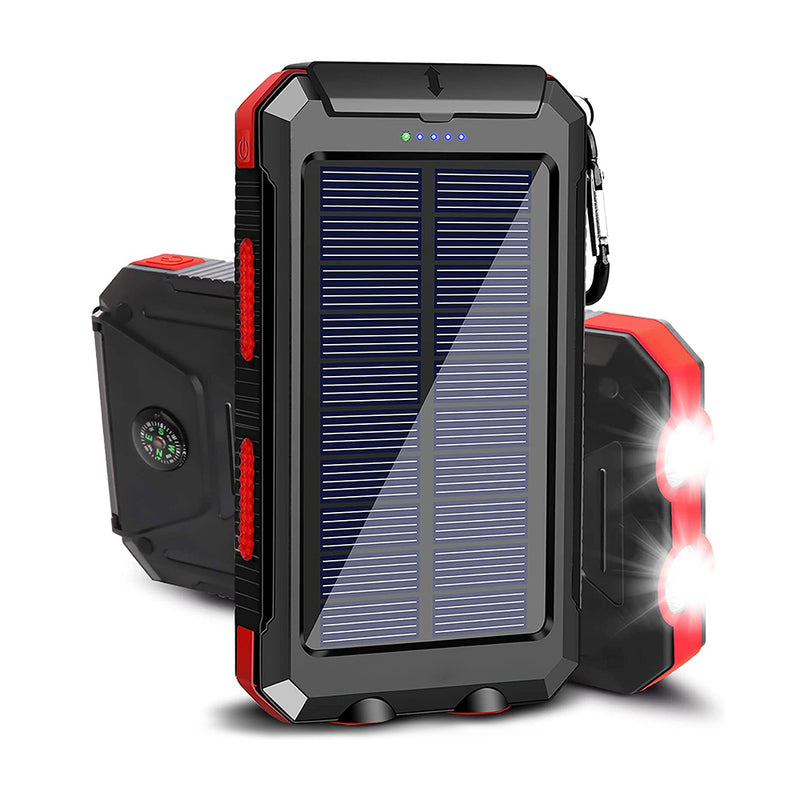 Solar Power Bank Red