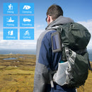 Annero 20000mAh Solar Charger with 2 USB Ports, Dual LED Flashlights