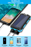 Suscell Power Bank Solar Charger 30,000mAh