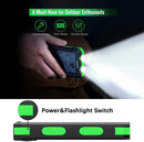 Kepswin 20000mAh Portable Solar Power Bank Compatible with iPhone, Tablet, Android, Suitable for Outdoor Camping