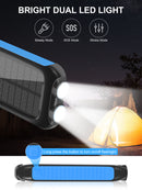 Suscell Portable Solar Power Bank 20000mAh USB-C External Backup Battery Power Pack