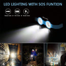 YELOMIN 20000mAh Portable Outdoor Solar Charger, Camping Waterproof Backup Battery Pack with Dual USB 5V Outputs/LED Flashlights and Compass