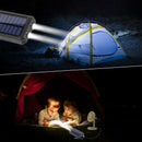 Annero 20000mAh Solar Charger with 2 USB Ports, Dual LED Flashlights