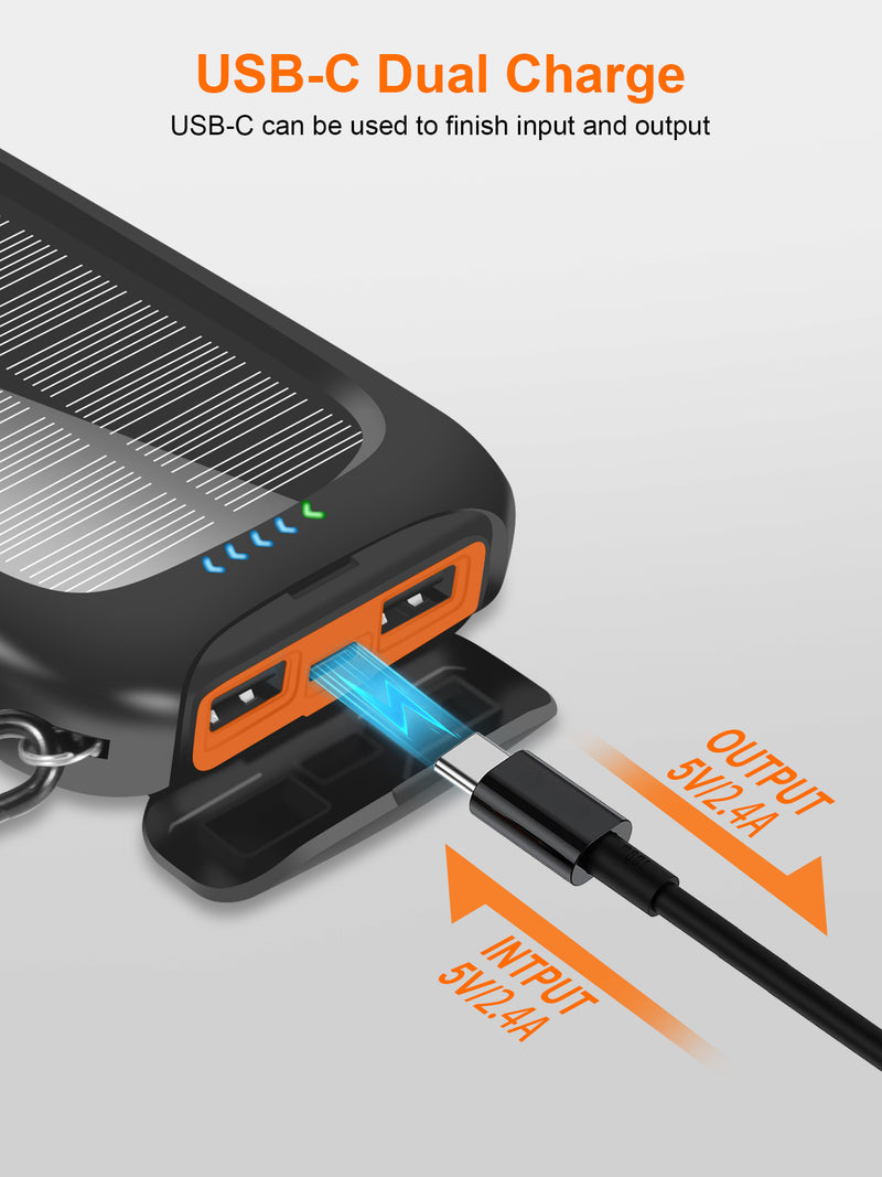 Kepswin Solar Power Bank 20000mAh USB-C