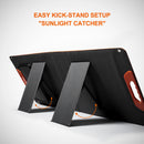 Portable Solar Panel 100W for Camping Hiking Off-Grid Living 5V USB 18V DC Output