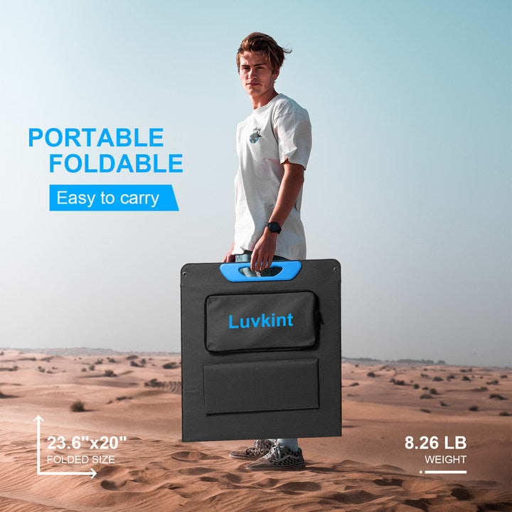 Luvknit Portable Solar Panel 100W