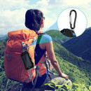 Kepswin 20000mAh Portable Solar Power Bank with 2 USB/LED Flashlights Compatible with iPhone, Tablet, Android, Suitable for Outdoor Camping