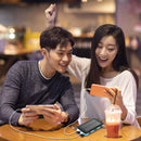 Annero 20000mAh Solar Charger with Dual LED Flashlights for Outdoor Camping Travel