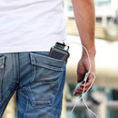 Kepswin 20000mAh Portable Solar Power Bank with 2 USB/LED Flashlights Compatible with iPhone, Tablet, Android, Suitable for Outdoor Camping