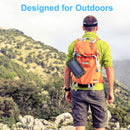 Saraupup Solar Charger 38800mAh Portable Fast Charger Dual USB Port Built-in Led Flashlight and Compass