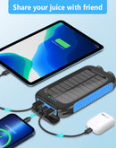 Annero 36800mAh Solar Charger Power Bank for Camping Travel Outdoor Activities