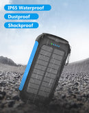 Annero 36800mAh Solar Charger Power Bank for Camping Travel Outdoor Activities