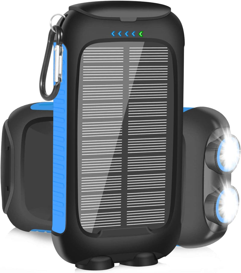 Annero 36800mAh Solar Charger Power Bank for Camping Travel Outdoor Activities