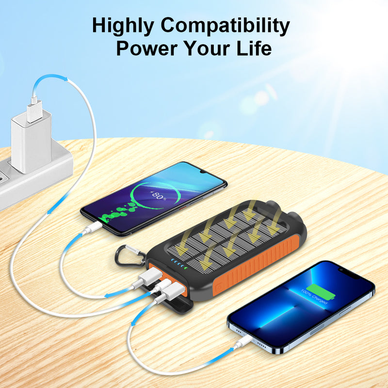 Solar Power Bank Allows You To Charge Two Devices At The Same Time