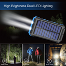 Solar Power Bank with Flashlights